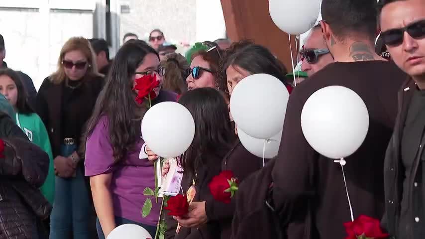 Despiden a Makarena Riveros en medio de multitudinario funeral