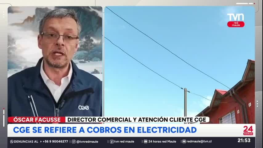 CGE se refiere a cobros en boletas eléctricas