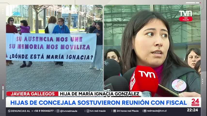 Hijas de concejala desaparecida se reunieron con Fiscal Regional