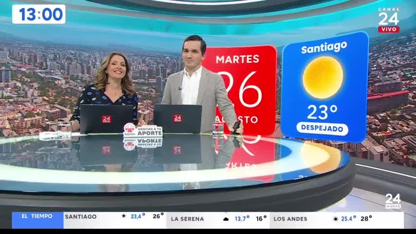 24 Horas al Día - martes 26 de agosto 2025