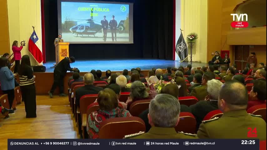 Cuenta Pública en Carabineros Zona Maule 