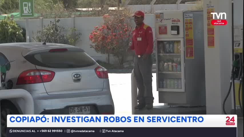 Madrugada delictual en servicentro de Copiapó