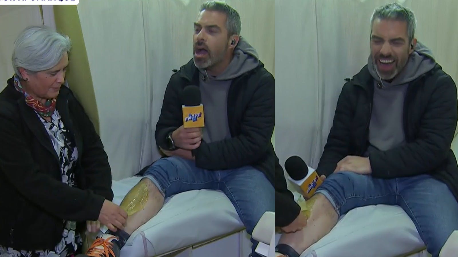 Nico Gutiérrez acepta desafío de depilarse en vivo para "El Medio Día"