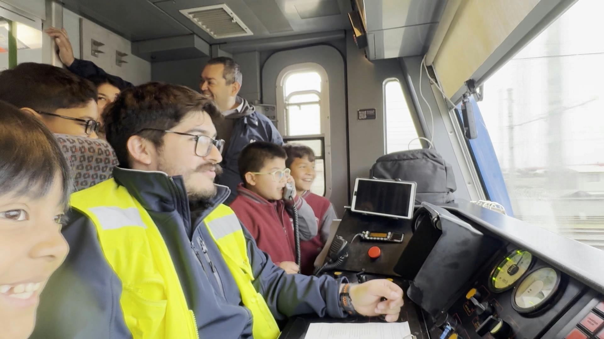 “Viaje de película”: estudiantes recorren la región en tren