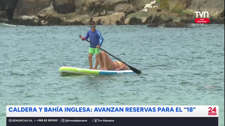 Reservas para el “18” en Caldera y Bahía Inglesa