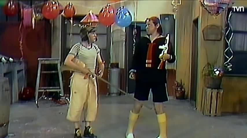 El Chavo del 8:  El patio sucio después de la fiesta