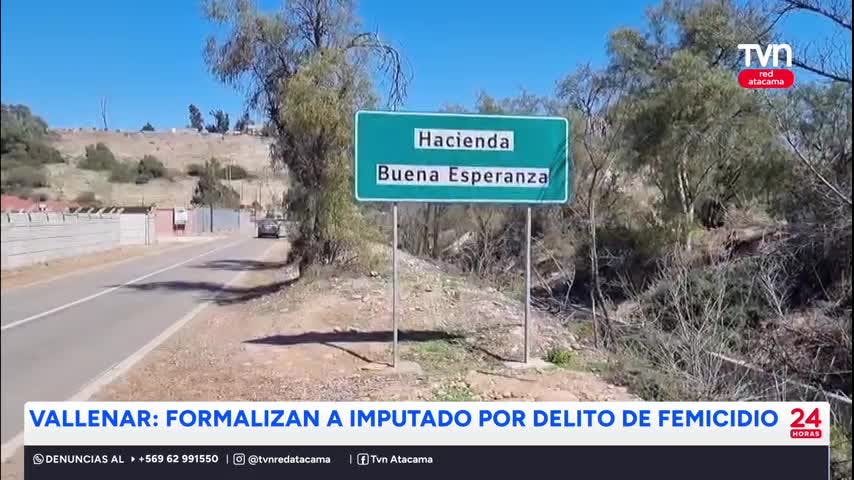 Vallenar: Formalizan a sujeto por delito de femicidio