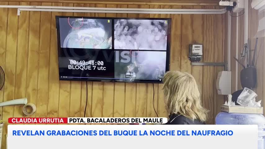 Revelan grabaciones del buque Cobra la noche del naufragio 