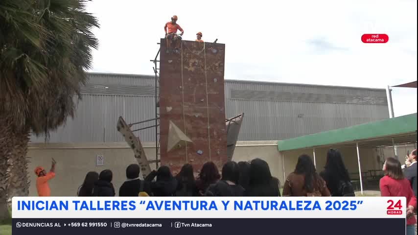 Inician talleres de “aventura y naturaleza” 2025