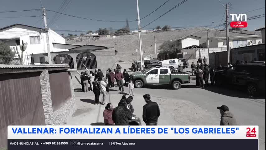 Formalizan a líderes de banda criminal “Los Gabrieles”