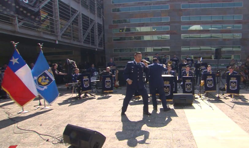 ¡La Big Band de la Fuerza Aérea de Chile nos hizo bailar con su increíble orquesta!