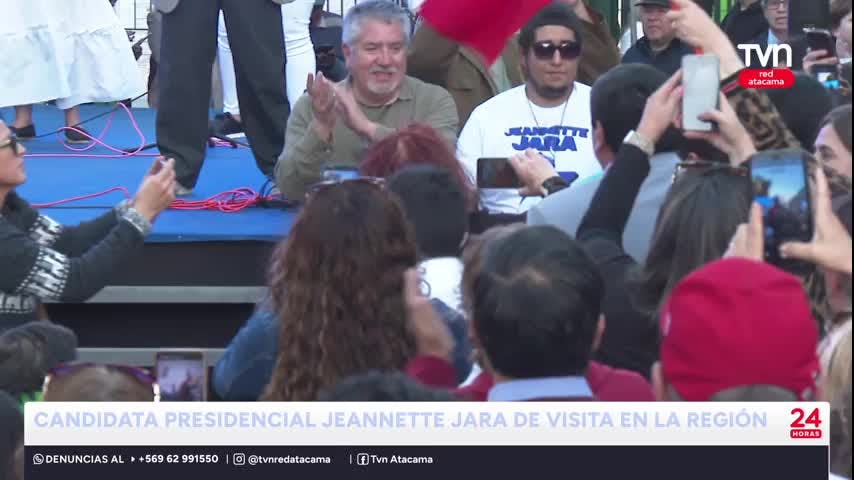 Candidata presidencial Jeannette Jara visitó Atacama