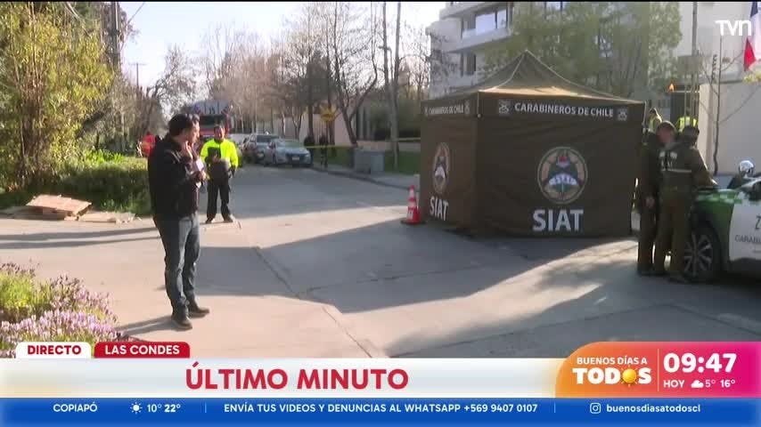 Fatal atropello de trabajador en Las Condes: Estaba limpiando una alcantarilla