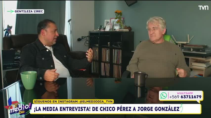 Chico Pérez y entrevista a Jorge González: "Un día recibo un mensaje bien particular de él"