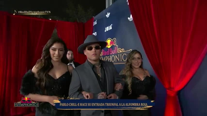 Así fue la impactante llegada de Pablo Chill-E a la gala del Red Bull Symphonic