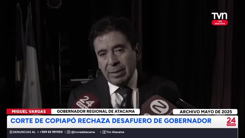 Rechazan solicitud de desafuero de Gobernador Regional