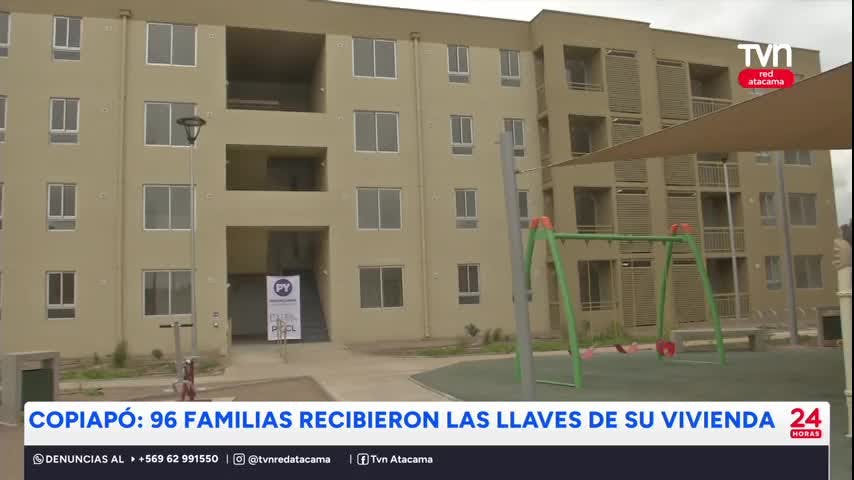 Copiapó: 96 familias recibieron las llaves de sus viviendas