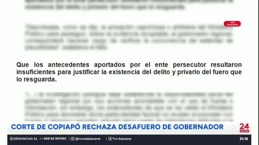 24 Horas Central Red Atacama - 8 de Septiembre 2025