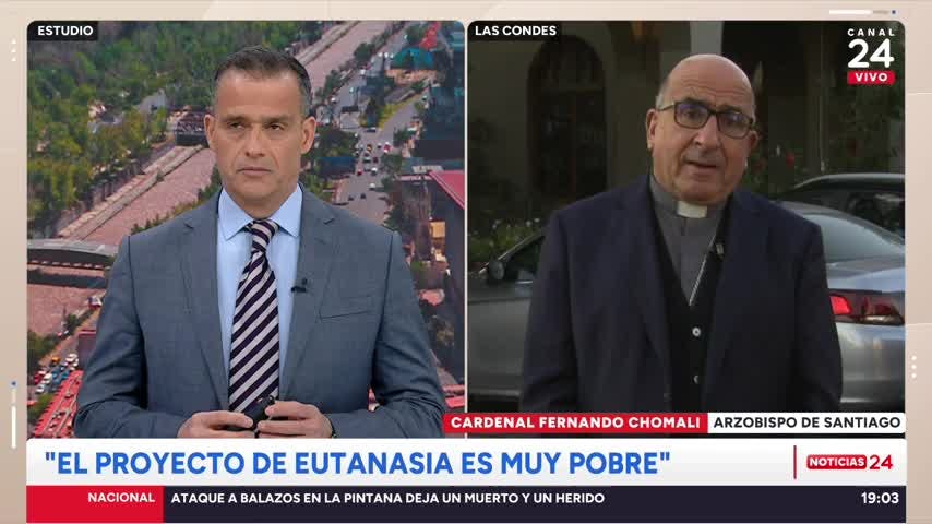 Cardenal Chomali por eutanasia: “Hay médicos que van a estar causándole la muerte a un enfermo cuando deberían cuidarlo”