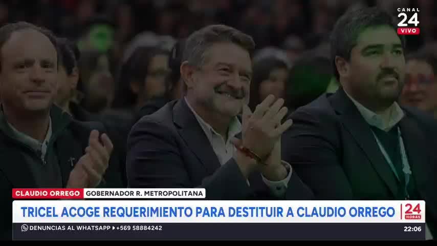 Tricel acoge requerimiento para destituir a Claudio Orrego 