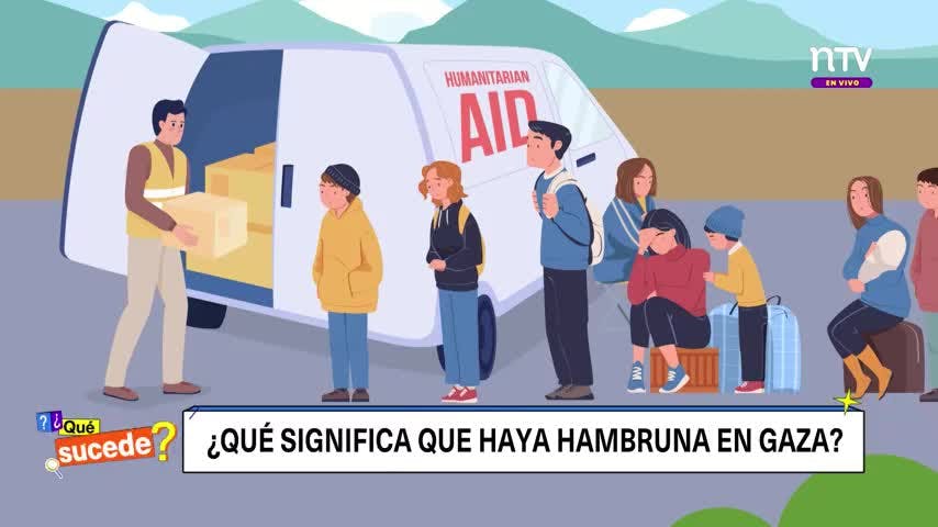 En ¿Qué Sucede? explicamos: ¿Qué significa que hay hambruna en Gaza?
