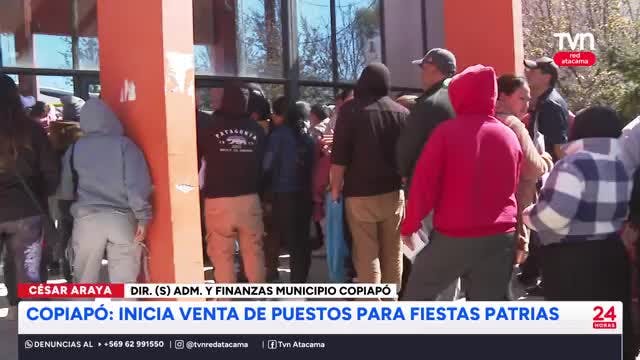 Fondas y ramadas en Copiapó: Comenzó la venta de puestos