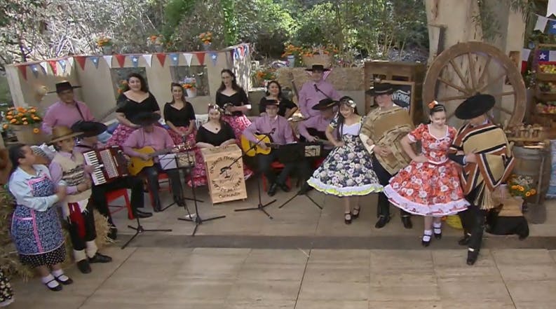 ¡Cueca y guaracha! La gran actuación de "Aires de mi tierra" en "El Medio Día" 