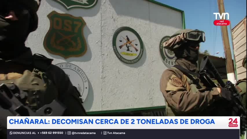 Chañaral: Realizan histórico decomiso de drogas