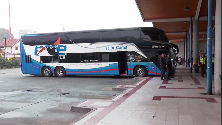 Fiscalizan a choferes de buses en Terminal Collao de Concepción