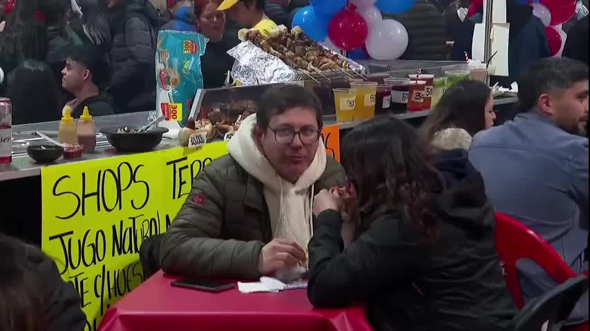 La primera jornada en las fondas en Concepción