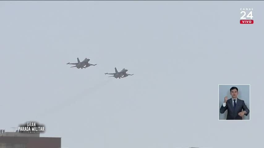 Fuerza Aérea de Chile destaca con su participación en la Parada Militar 2025