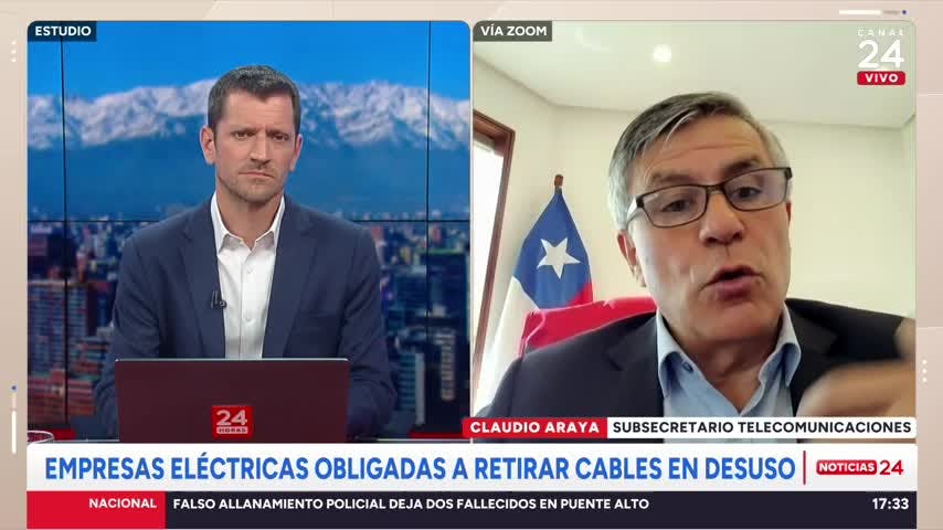 Subsecretario Araya y Ley ‘Chao Cables’: “Todos los años debe haber un plan de retiro”