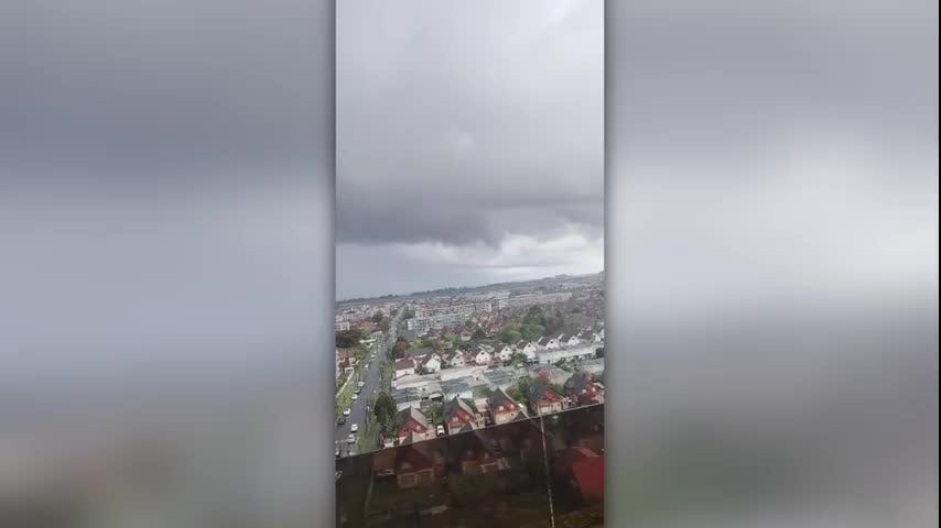 Tromba marina dejó dos casas afectadas en San Pedro de la Paz