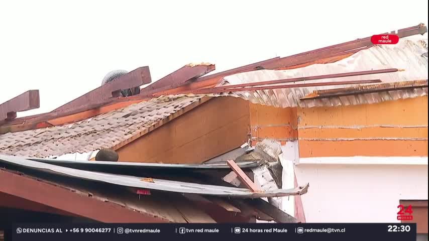 Tornado afectó a zona de Linares