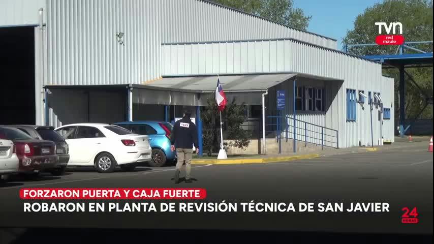 Rompieron caja fuerte de planta de revisión técnica de San Javier