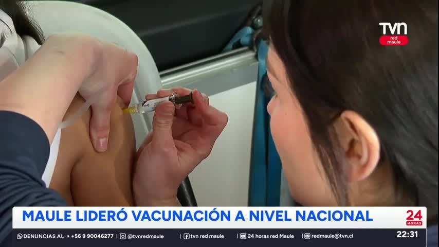 Región del Maule lideró la campaña de vacunación en el país