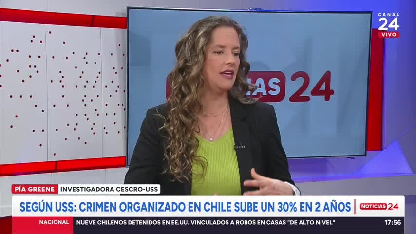 Investigadora y avance del crimen organizado en Chile: “La corrupción en los últimos 3 años aumentó más de 800%”