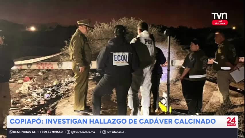 Paipote: Investigan hallazgo de cuerpo calcinado