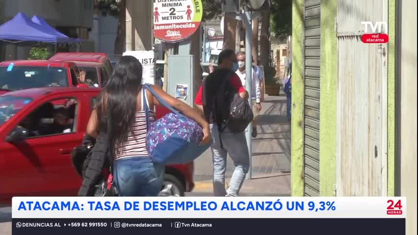 Atacama registró un aumento en el desempleo
