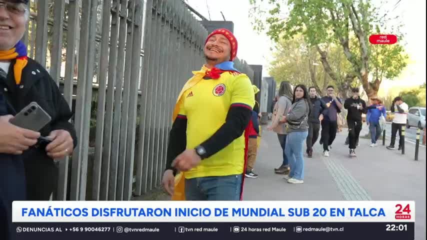 Hinchas vivieron la primera jornada del Mundial Sub 20