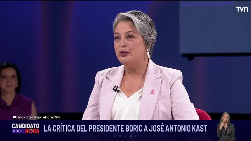 Jeannette Jara y crítica de Pdte. Boric a Kast: "Ese no es mi estilo"