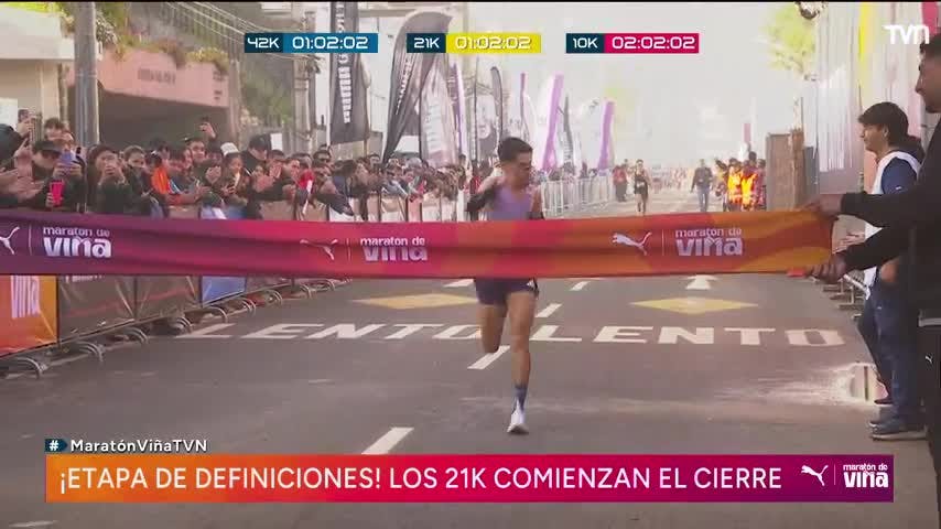 Matías Silva es el campeón de los 21K del Puma Maratón de Viña del Mar 2025