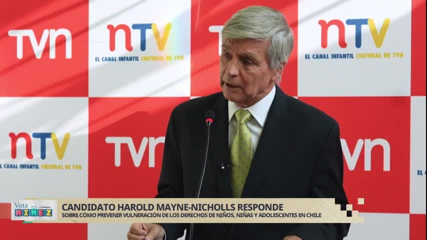 Niñas y niños entrevistan a Harold Mayne-Nicholls en “Punto de Prensa ¿Qué Sucede?”