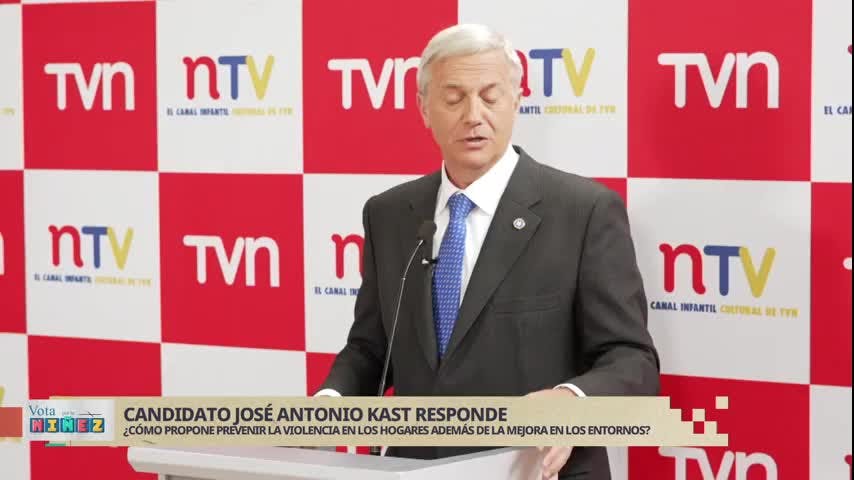 Niñas y niños entrevistan a José Antonio Kast en “Punto de Prensa ¿Qué Sucede?”