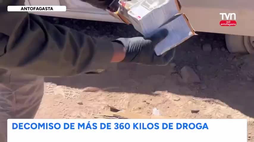 Decomisan más de 360 kilos de droga 