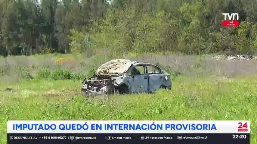 Capturan a delincuente que robó y quemó automóvil de aplicación