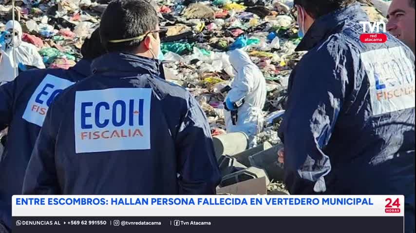 Copiapó: Investigan hallazgo de cuerpo en vertedero