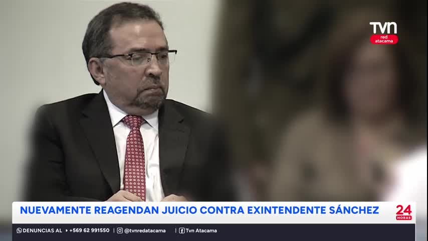 Nuevamente reagendan juicio contra exintendente