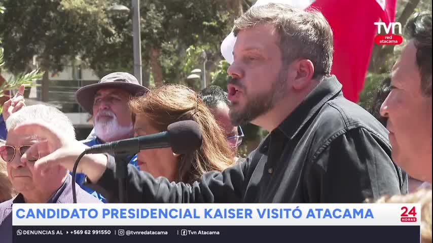 Candidato presidencial Kayser visitó Atacama