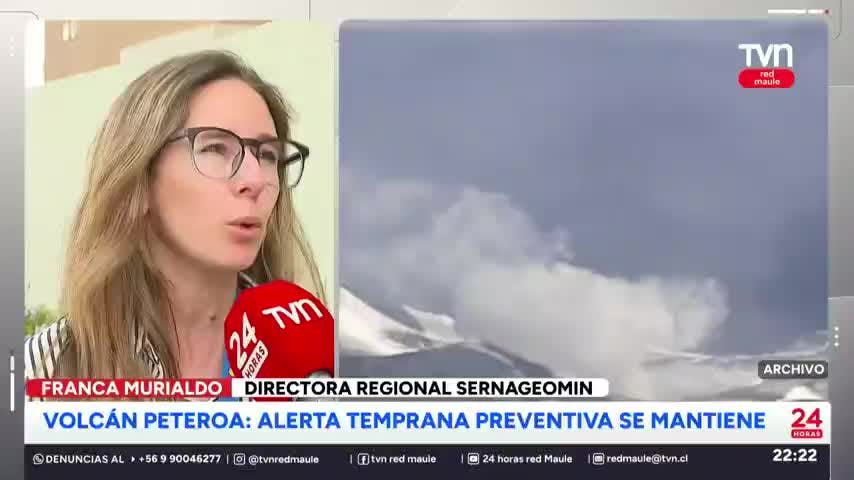 Complejo volcánico Planchón Peteroa sigue en alerta técnica amarilla